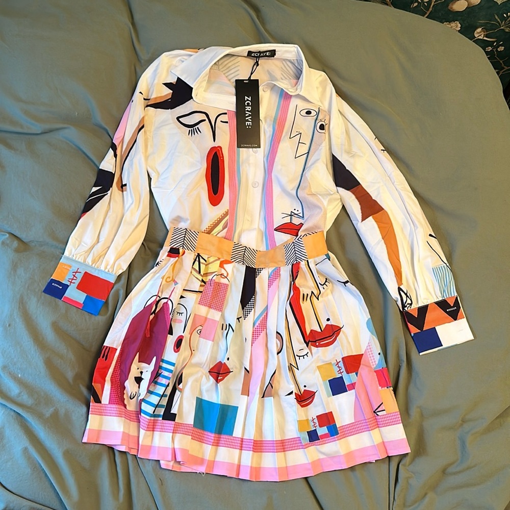 ZCRAVE blouse and skirt set